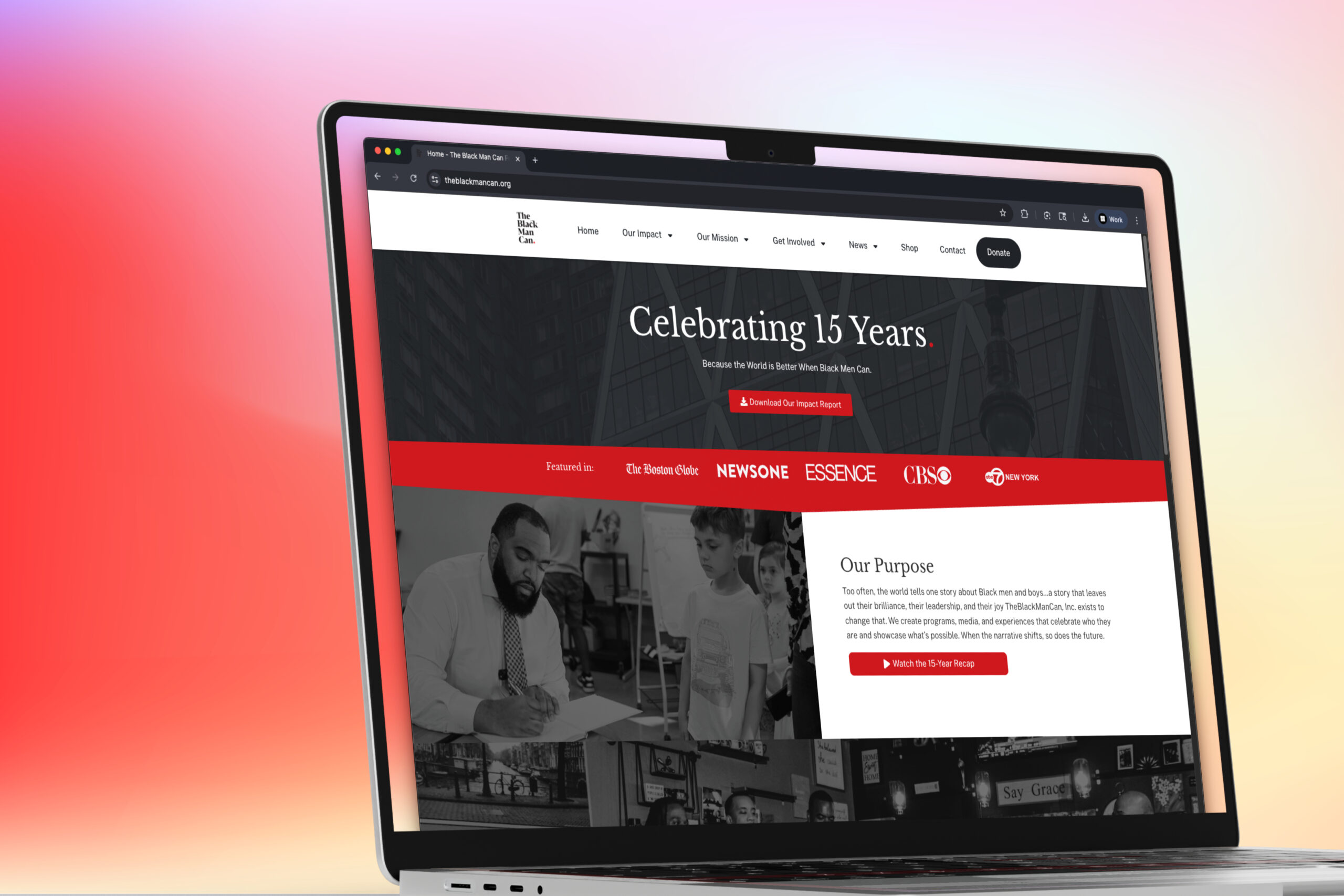 TheBlackManCan – Website Redesign & Brand Enhancement